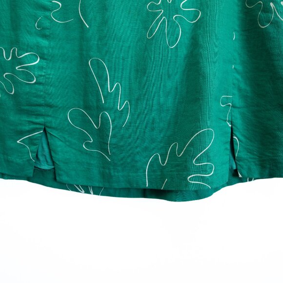 Revolve Capulet Front Slits Mini Skirt in Green M - Picture 4 of 7